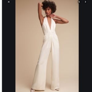 BHLDN Jill Stuart Mara Jumpsuit (Ivory)